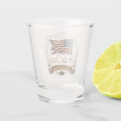 4. Juli Semiquincentennial 1776-2026 Schnapsglas (Rückseite)