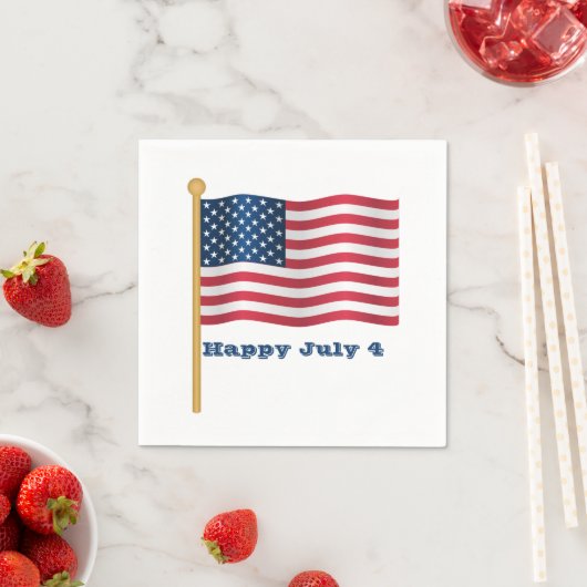 4. Juli Serviette (Beispiel)