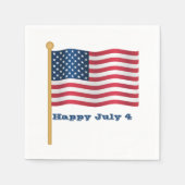 4. Juli Serviette (Vorderseite)