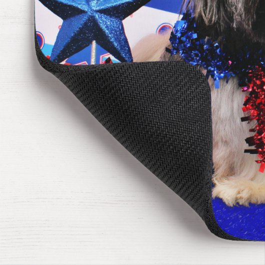 4. Juli - Shih Tzu - Stella Mousepad (Ecke)