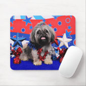 4. Juli - Shih Tzu - Stella Mousepad (Mit Mouse)