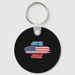 4. Juli Shirt Amerikanische Unabhängigkeitstag Ame Schlüsselanhänger