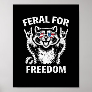 4. Juli-Shirt Freiheit Patriotisch Männer Frauen D Poster