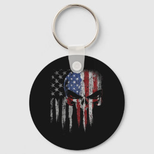 4. Juli-Shirt für Frauen Männer Amerikanische Flag Schlüsselanhänger