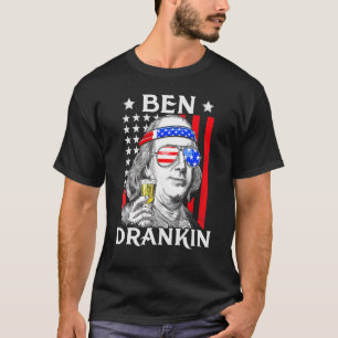 4. Juli Shirts für Männer Ben Drankin Benjamin Fr