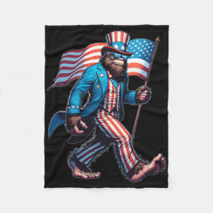 4. Juli-Shirts Patriotische amerikanische Flagge B Fleecedecke