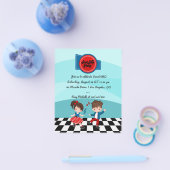 4. Juli Sock Hop Party Flyer (Einzeln)