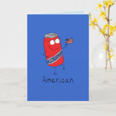 4. Juli Sonnenkarte Karte (Gelbe Blume)