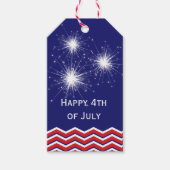 4. Juli Sparkler Tag 2 Geschenkanhänger (Vorderseite)