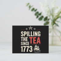 4. Juli Spilling the Tea Seit 1773 Patriotic