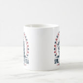 4. Juli Spilling the Tea seit 1773 Vierte von Kaffeetasse (Mittel)