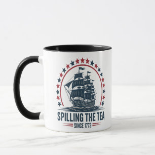 4. Juli Spilling the Tea seit 1773 Vierte von Tasse