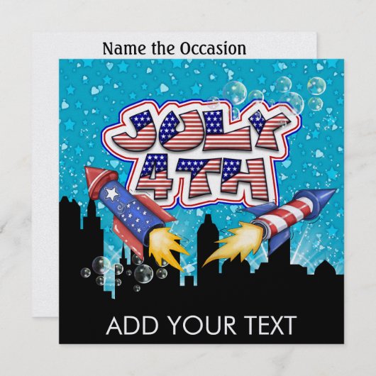 4. Juli - SRF Einladung (Vorne/Hinten)