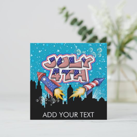 4. Juli - SRF Einladung (Stehend Vorderseite)