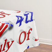 4. Juli Star Stripes Tischdecke (Beispiel)