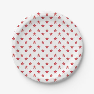 4. Juli Stars Red White Party Paper Teller