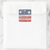 4. Juli - Stars & Stripes USA Gastgeschenk Sticker (Tasche)