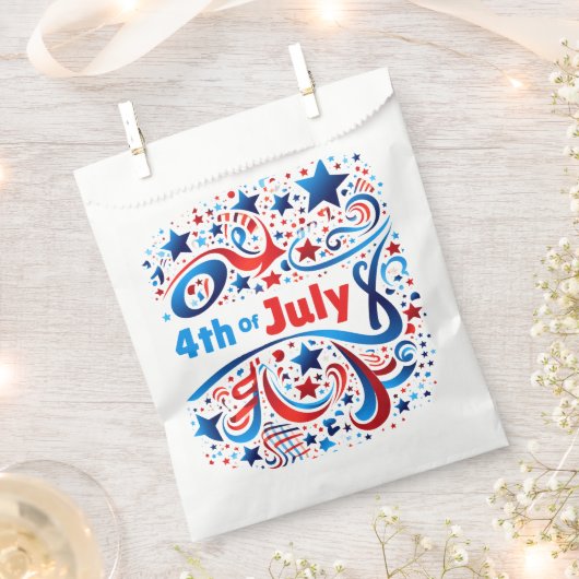 4. Juli & Sterne | Gastgeschenk Bags Geschenktütchen (Ausgeschnitten)