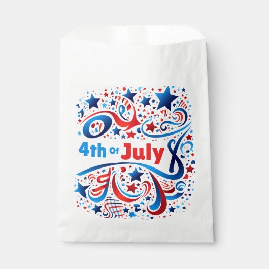 4. Juli & Sterne | Gastgeschenk Bags Geschenktütchen (Vorderseite)