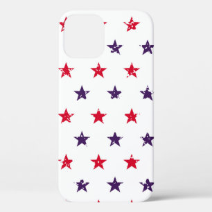 4. Juli Sterne Grunge Abstract Nahtloses Muster Case-Mate iPhone Hülle