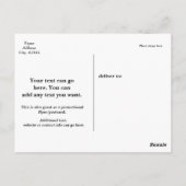 4. Juli Sterne & Streifen GRILLEN oder Verkauf Pos Postkarte (Rückseite)