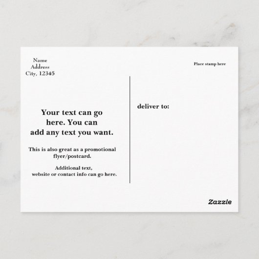 4. Juli Sterne & Streifen GRILLEN oder Verkauf Pos Postkarte (Rückseite)