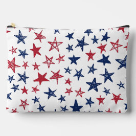 4. Juli Sterne Zubehörtasche