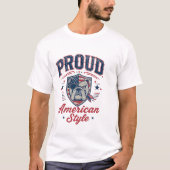 4. Juli stolz T-Shirt (Vorderseite)