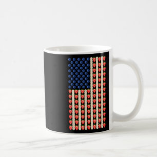 4. Juli Strawberry Jello Usa Flag Cake Men Wom Kaffeetasse