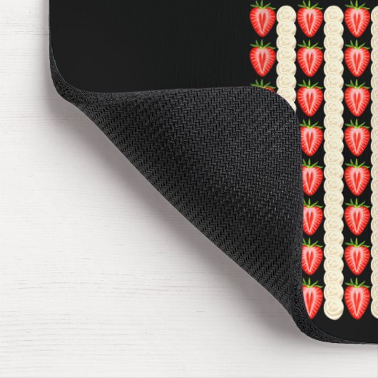 4. Juli Strawberry Jello Usa Flag Cake Men Wom Mousepad (Ecke)