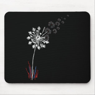 4. Juli Süße Blume Amerikanisch Patriotisch 1 Mousepad