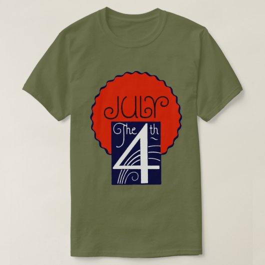 4. Juli T-Shirt (Design vorne)