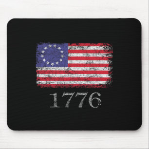 4. Juli T Shirt Amerikanische Flagge Betsy Ross 17 Mousepad