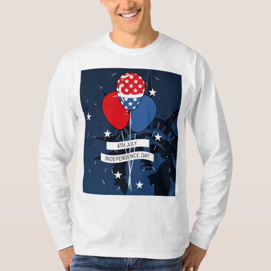 4. Juli T - Shirt Design (Vorderseite)