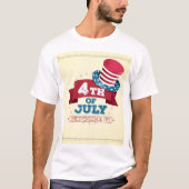 4. Juli T - Shirt Design (Vorderseite)