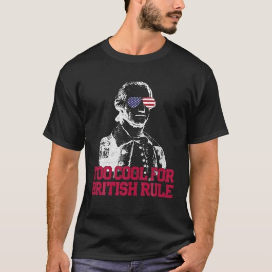 4. Juli T Shirt für Männer Frauen George Washingto (Vorderseite)