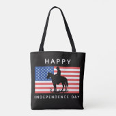 4. Juli T-Shirt Tasche (Rückseite)