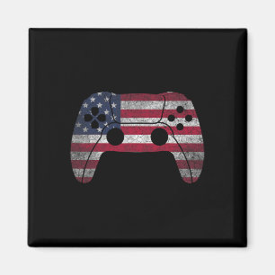 4. Juli T-Shirt Videospiel Gamer Kinder Jungen Män Magnet