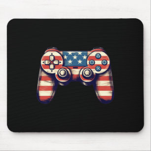 4. Juli T Shirt Videospiel Kinder Jungs Männer Mousepad