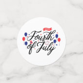 4. Juli Table Confetti Konfetti (Klein Vorderseite)