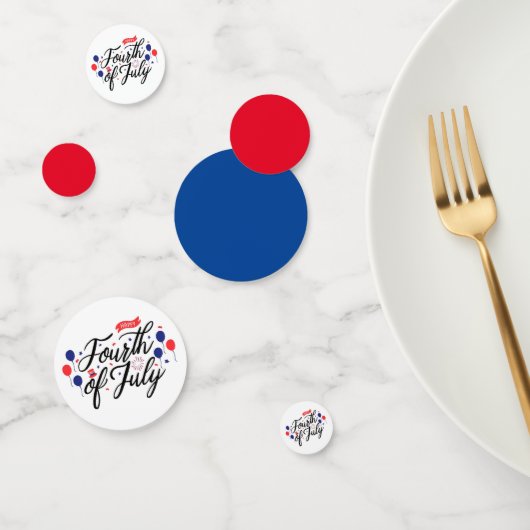 4. Juli Table Confetti Konfetti (Gruppe)