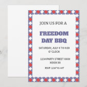 4. Juli Tag der glücklichen Unabhängigkeit Einladung (Vorne/Hinten)