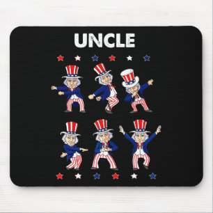 4. Juli Tanz Uncle Sam Boys Kids USA Patrio Mousepad