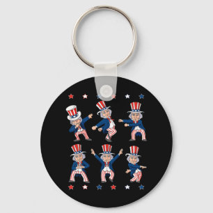 4. Juli Tanz Uncle Sam Boys Kids USA Patrio Schlüsselanhänger