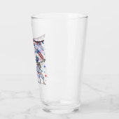 4. Juli tanzende Skelette trinken Glas (Links)