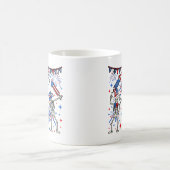 4. Juli Tanzskelette Kaffeetasse (Mittel)