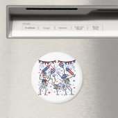4. Juli Tanzskelettkreislauf Magnet (In Situ (Geschirrspüler))