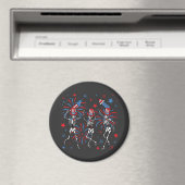 4. Juli Tanzskelettkreislauf Magnet (In Situ (Geschirrspüler))