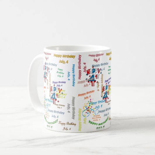 4. Juli Tasse (Vorderseite Links)