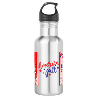 4. Juli-Tasse mit America Ya'll Edelstahlflasche